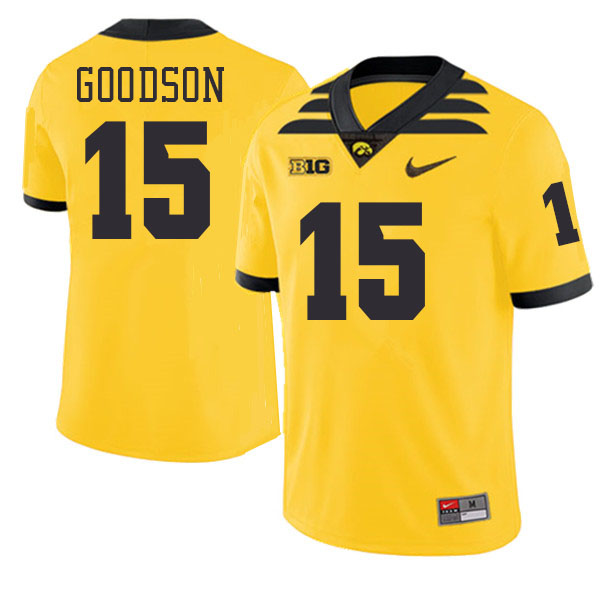 Tyler Goodson Iowa Jersey,University Of Iowa Hawkeyes Fotoball Uniforms,Jersey,Gears-Throwback